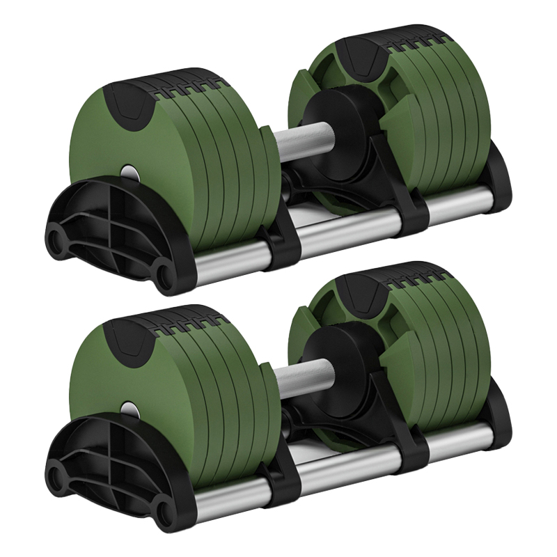 Adjustable Dumbbell 40Kg Pair - Serbest Ağırlık Yuvarlak Halter Dambılları 40kg