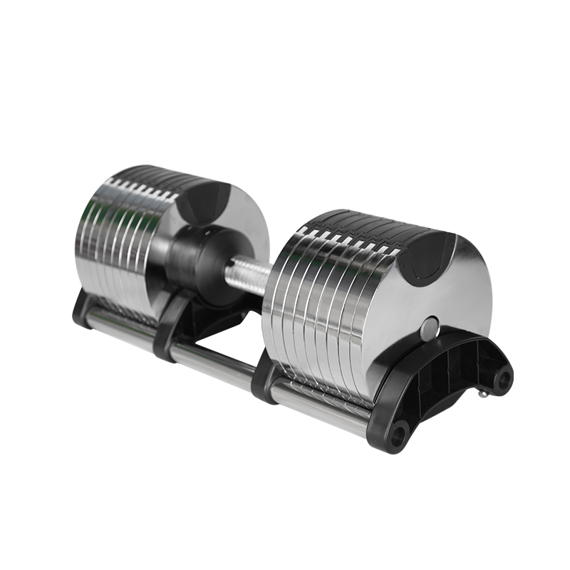 Adjustable Dumbbell 40Kg Pair - Krom Ayarlanabilir Dambıl Çifti 2kg(5lb) veya