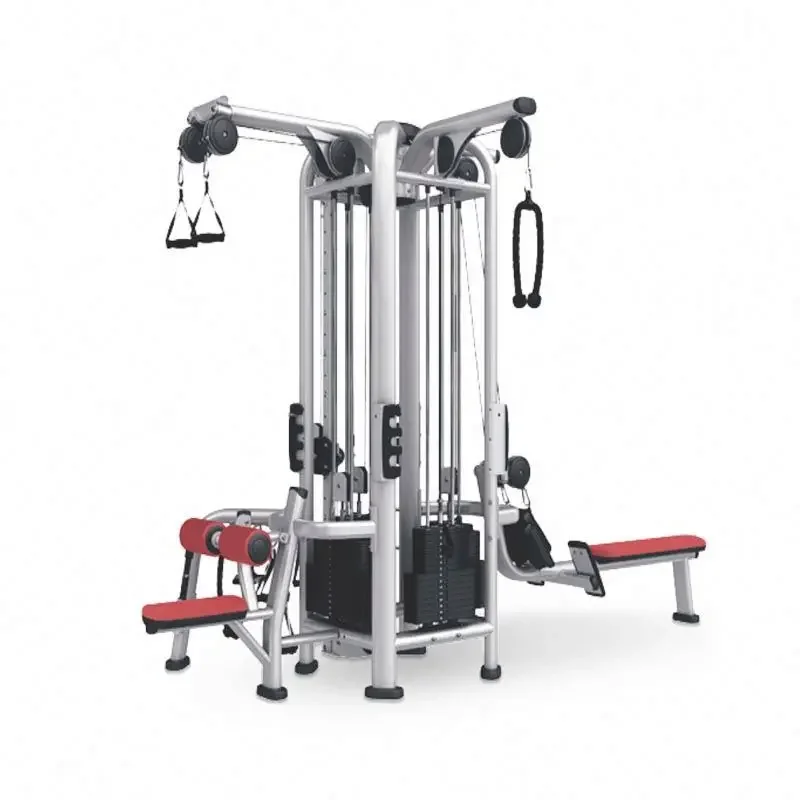 Functional Trainer Cable Machine - Vücut geliştirme için çok amaçlı 8'li