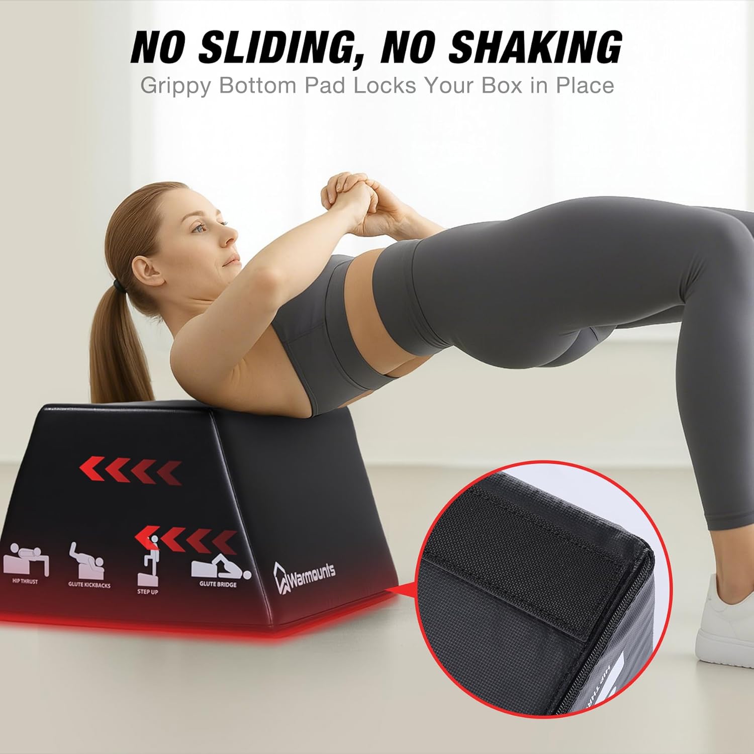 Leg Press Machine Home - Warmounts Kalça Kaldırma Aleti, Çok Fonksiyonlu