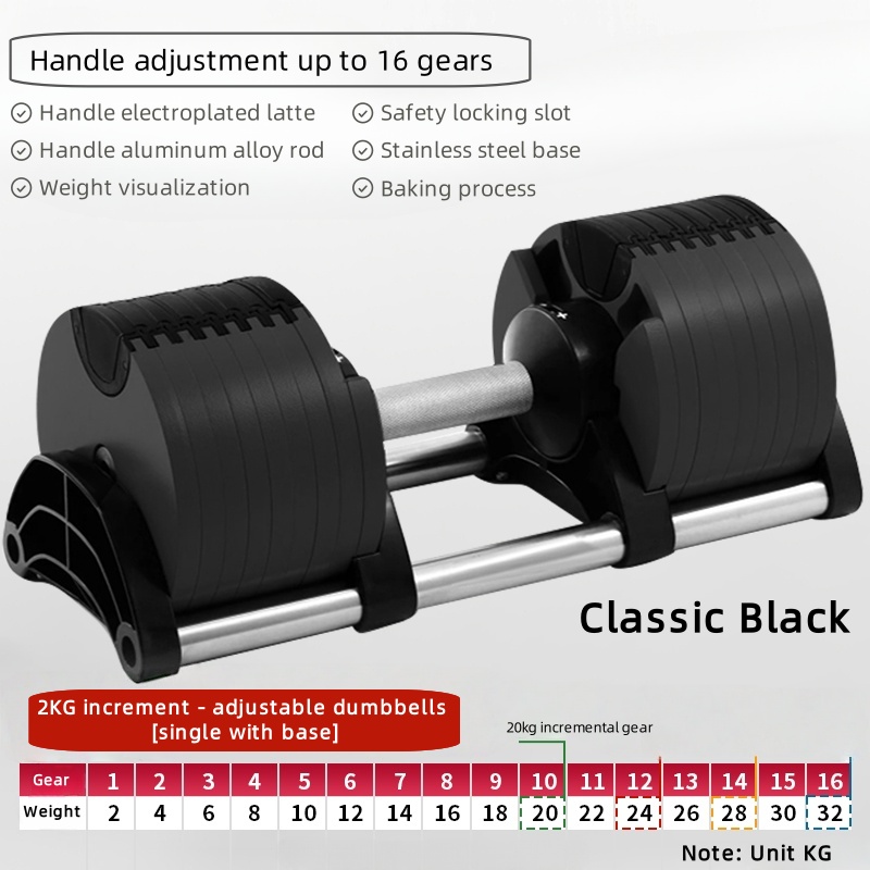 Adjustable Dumbbell 40Kg Pair - Ayarlanabilir dambıl ev hızlı ayarlı dambıl