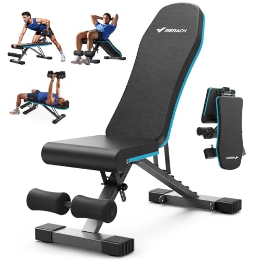 Bench Press Adjustable Incline - Evde Spor Salonu İçin Katlanabilir Ağırlık