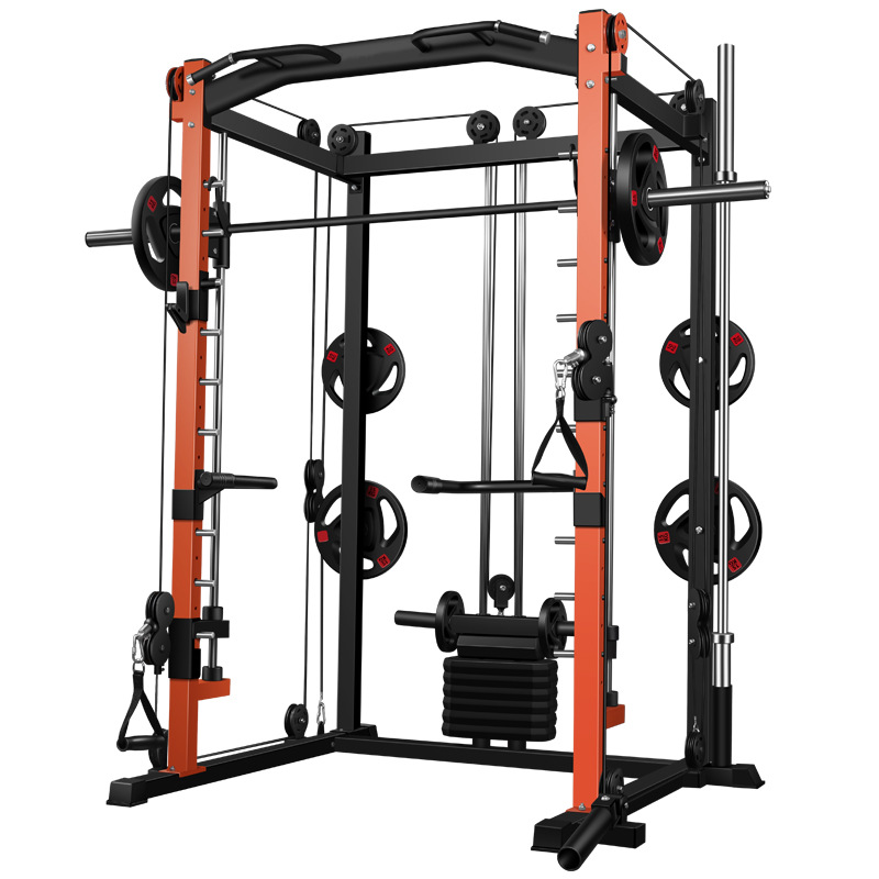 Smith Machine Home Gym Power Rack - Çok Fonksiyonlu Ev Tipi Spor Salonu