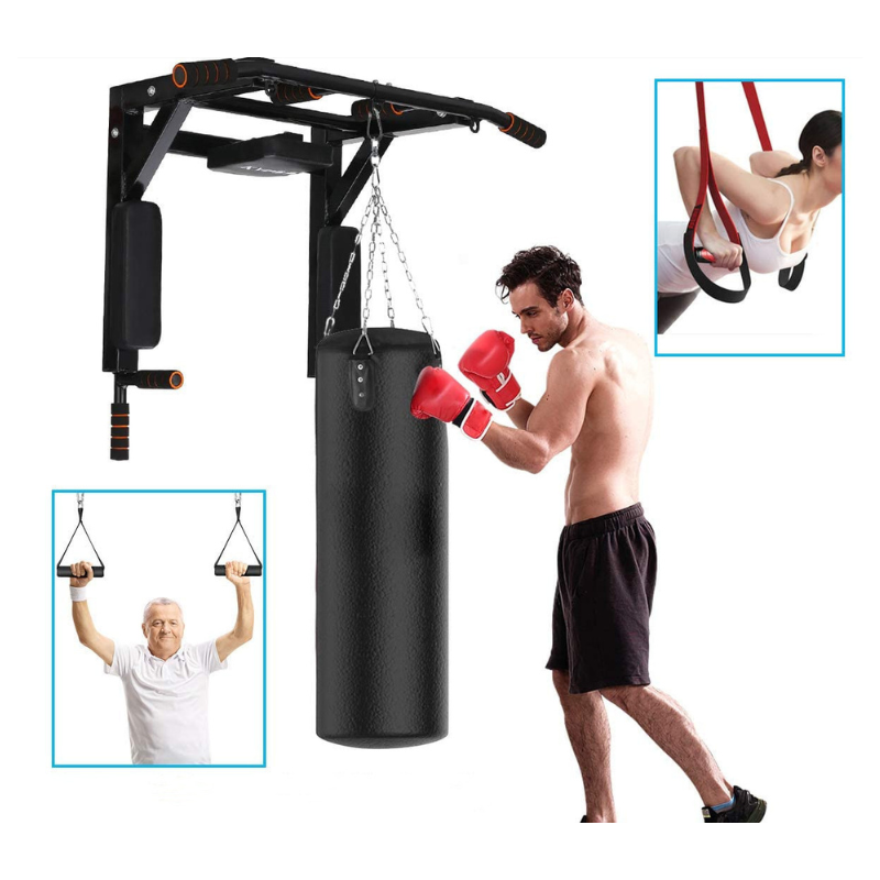 Pull Up Bar Wall Mounted - 2026 Fitness Dayanıklı Çelik Çok Fonksiyonlu
