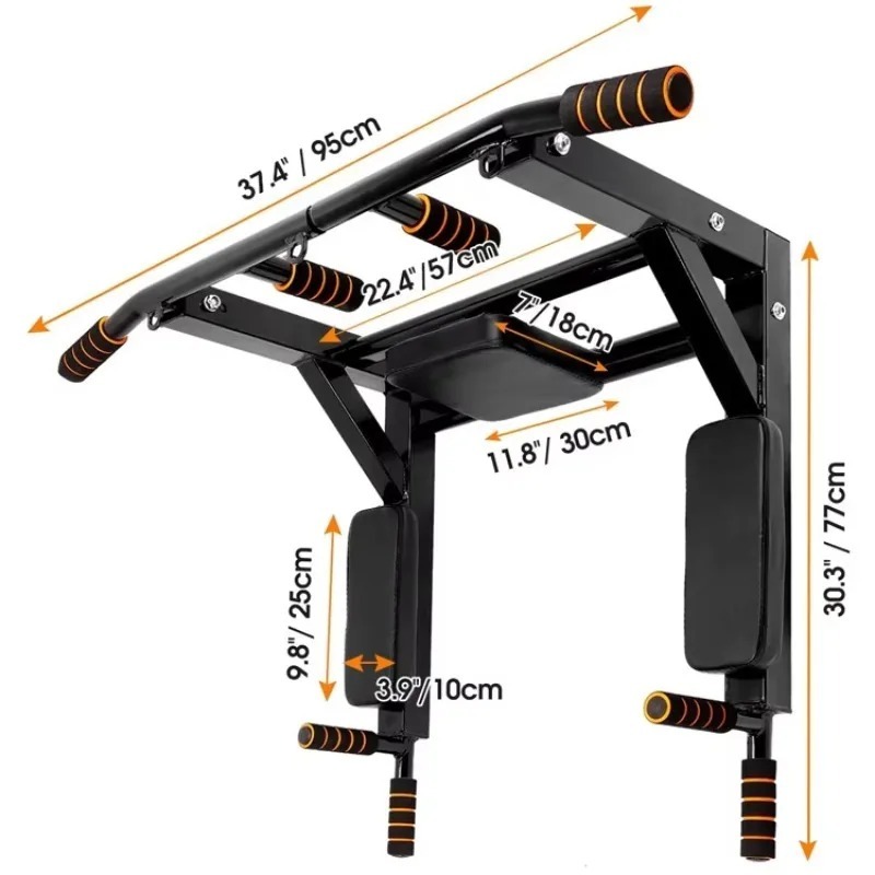Pull Up Bar Wall Mounted - İç Mekan Kullanımı İçin Duvara Monte