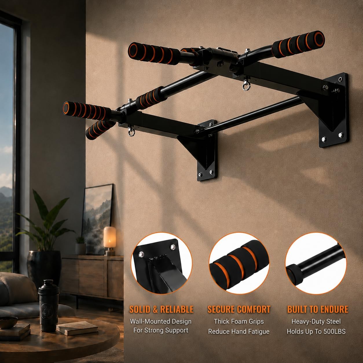 Evde Kullanıma Uygun, Duvara M - Pull Up Bar Wall Mounted incelemesi ve fiyatı