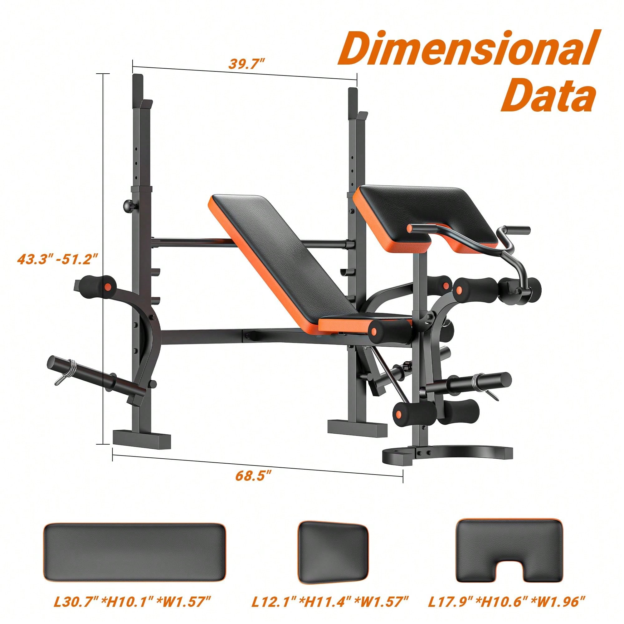 GIKPAL Ağırlık Sehpası, Bacak  - Bench Press Adjustable Incline incelemesi ve fiyatı