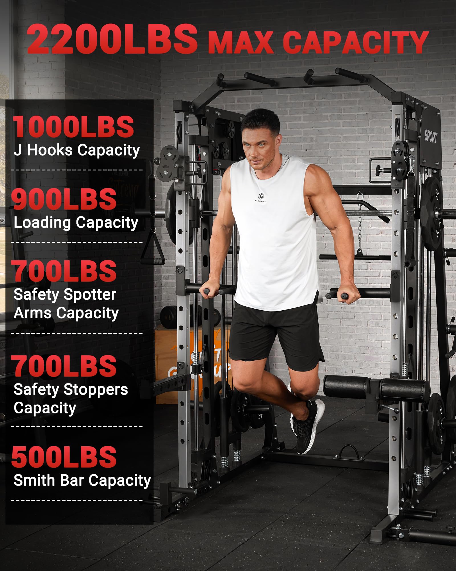 Smith Makinesi Ev Spor Salonu  - Smith Machine Home Gym Power Rack incelemesi ve fiyatı