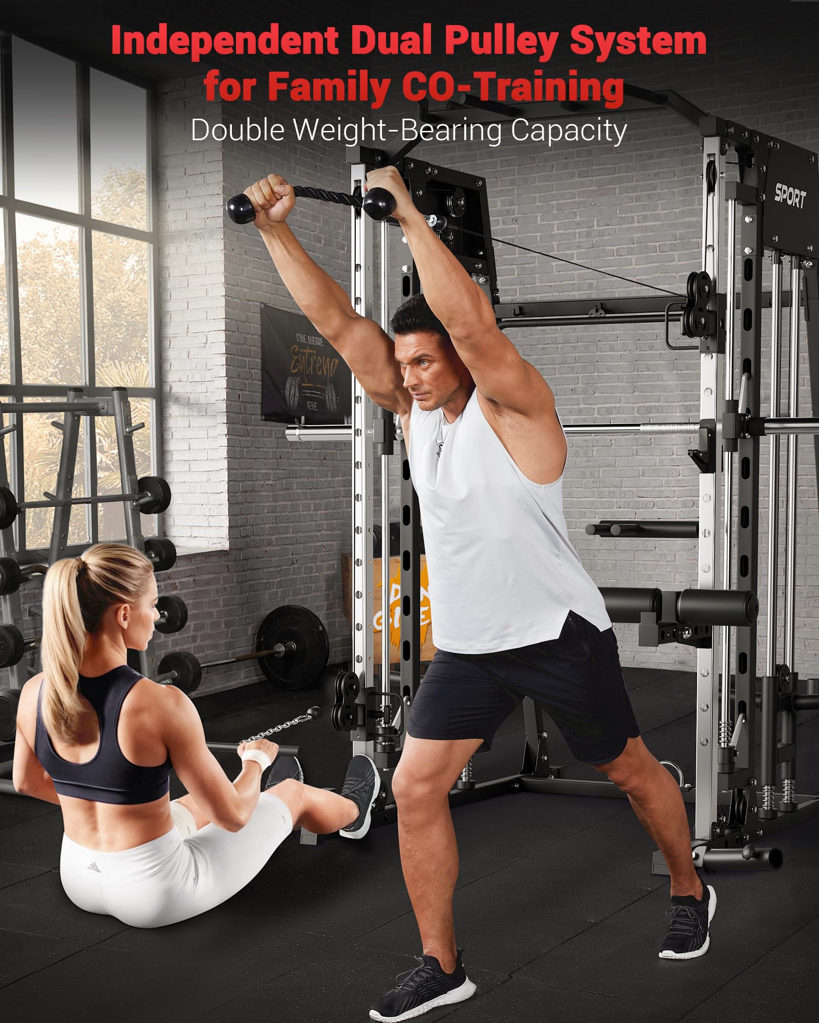Smith Makinesi Ev Spor Salonu  - Smith Machine Home Gym Power Rack incelemesi ve fiyatı
