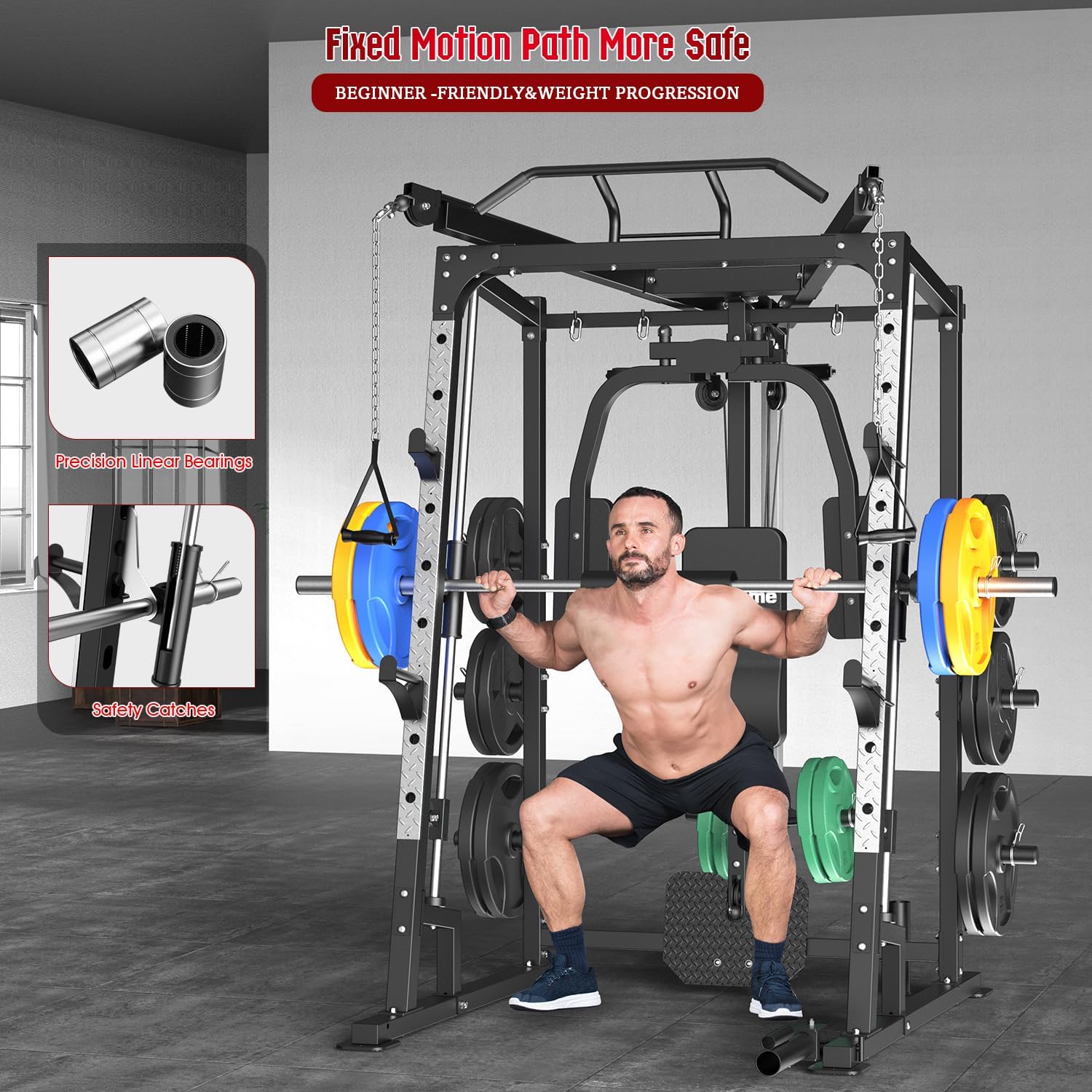 Smith Makinesi Güç Kafesi, 200 - Cable Crossover Machine Home incelemesi ve fiyatı