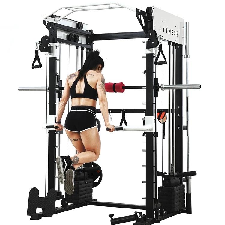 Ticari Güçlü Squat Rafı, Çok F - Cable Crossover Machine Home incelemesi ve fiyatı