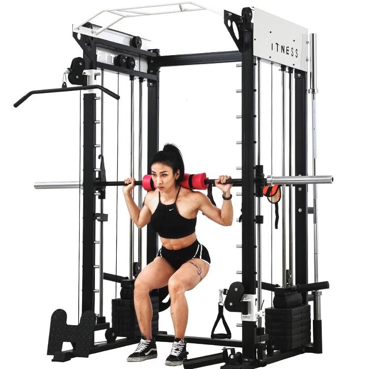 Ticari Güçlü Squat Rafı, Çok F - Cable Crossover Machine Home incelemesi ve fiyatı
