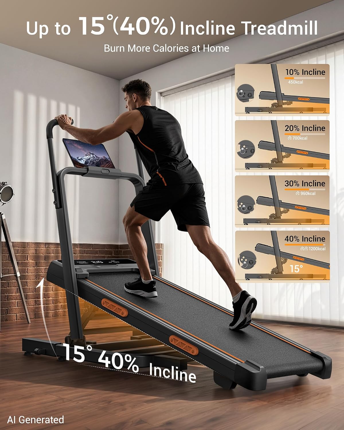 Yürüyüş Bandı Koşu Bandı %40 E - Treadmill Incline Home 3Hp incelemesi ve fiyatı