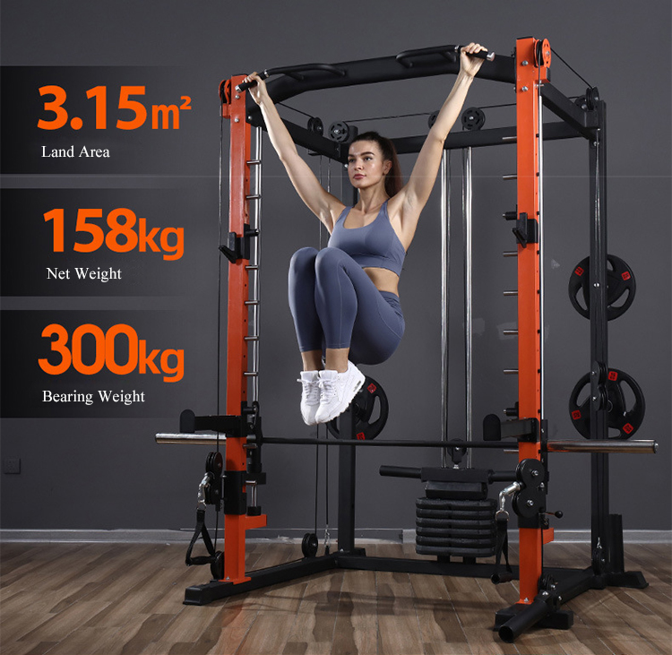 Çok Fonksiyonlu Ev Tipi Spor S - Smith Machine Home Gym Power Rack incelemesi ve fiyatı
